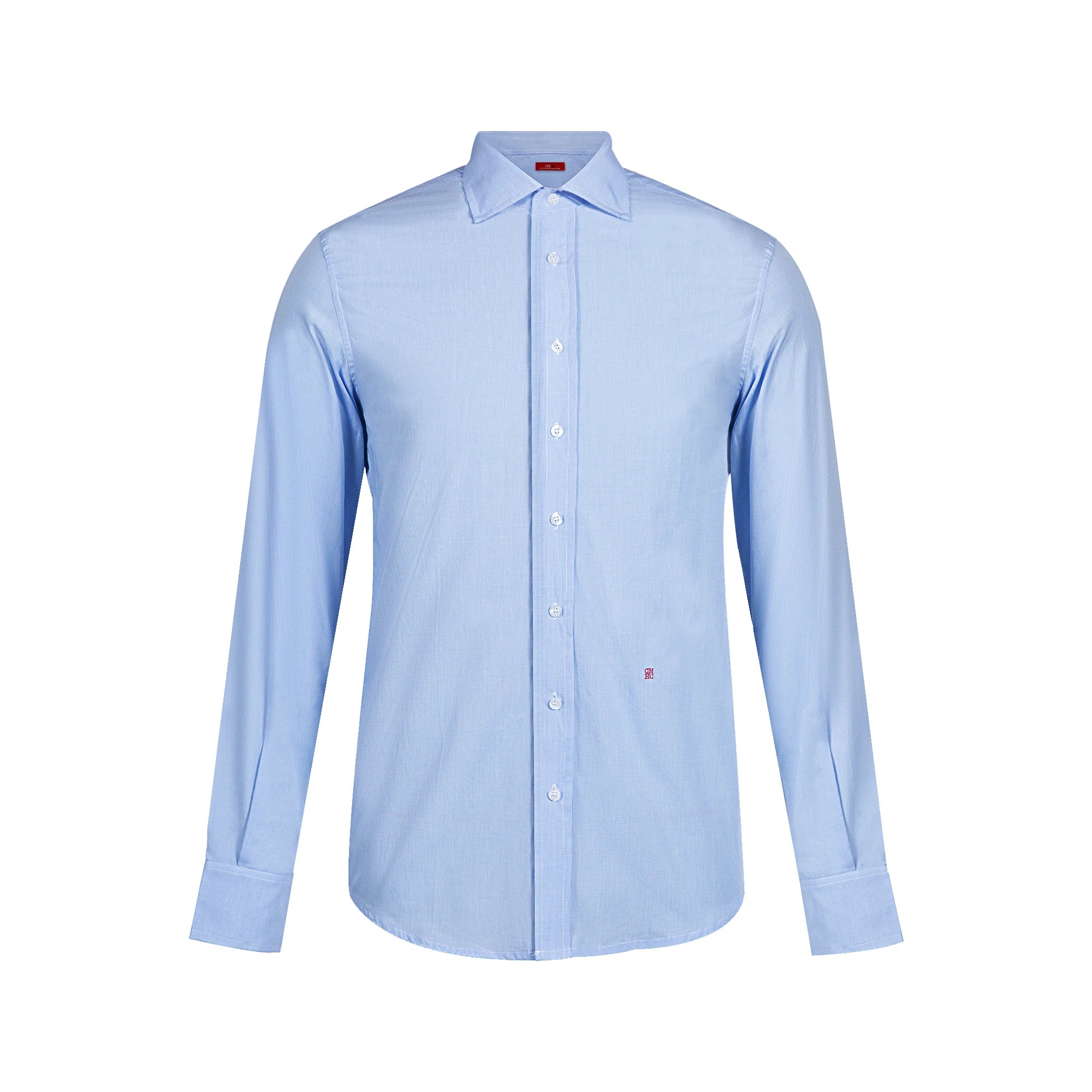 The Broadcloth Classic — Long Sleeve Plaid Cotton Shirt