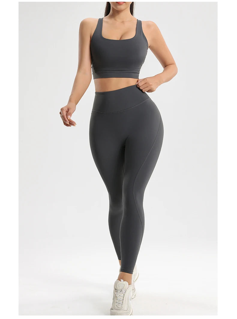 The Studio Set — Lycra Yoga Bra & Tight Pants Two-Piece