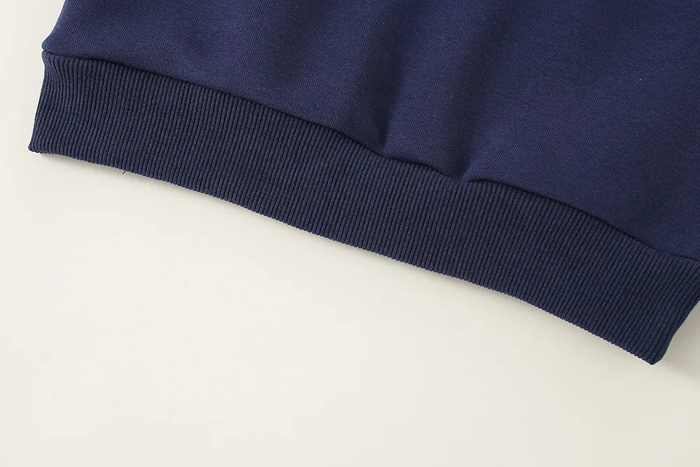 The Cosy Layer — Fleece-Lined Boys’ Pullover Sweatshirt