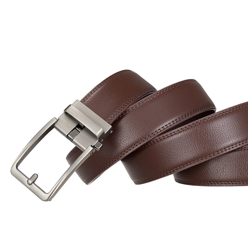 The Auto Belt — Leather Automatic Buckle Belt