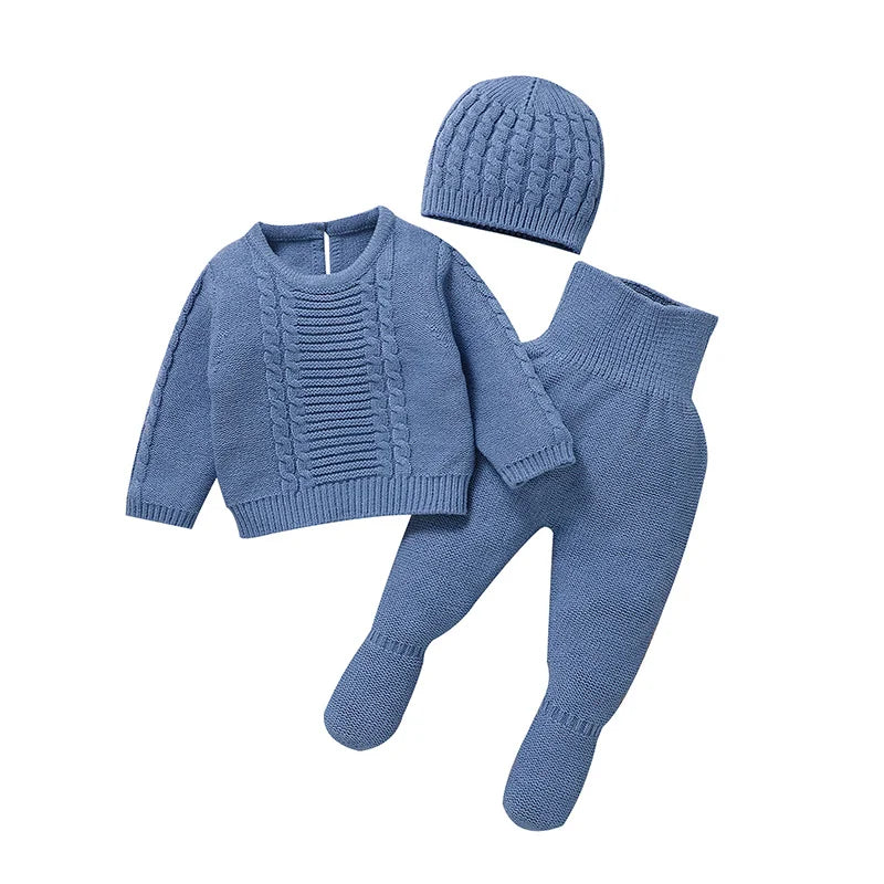 The Little Knit Set — A Two-Piece Baby Boy Sweater & Pants