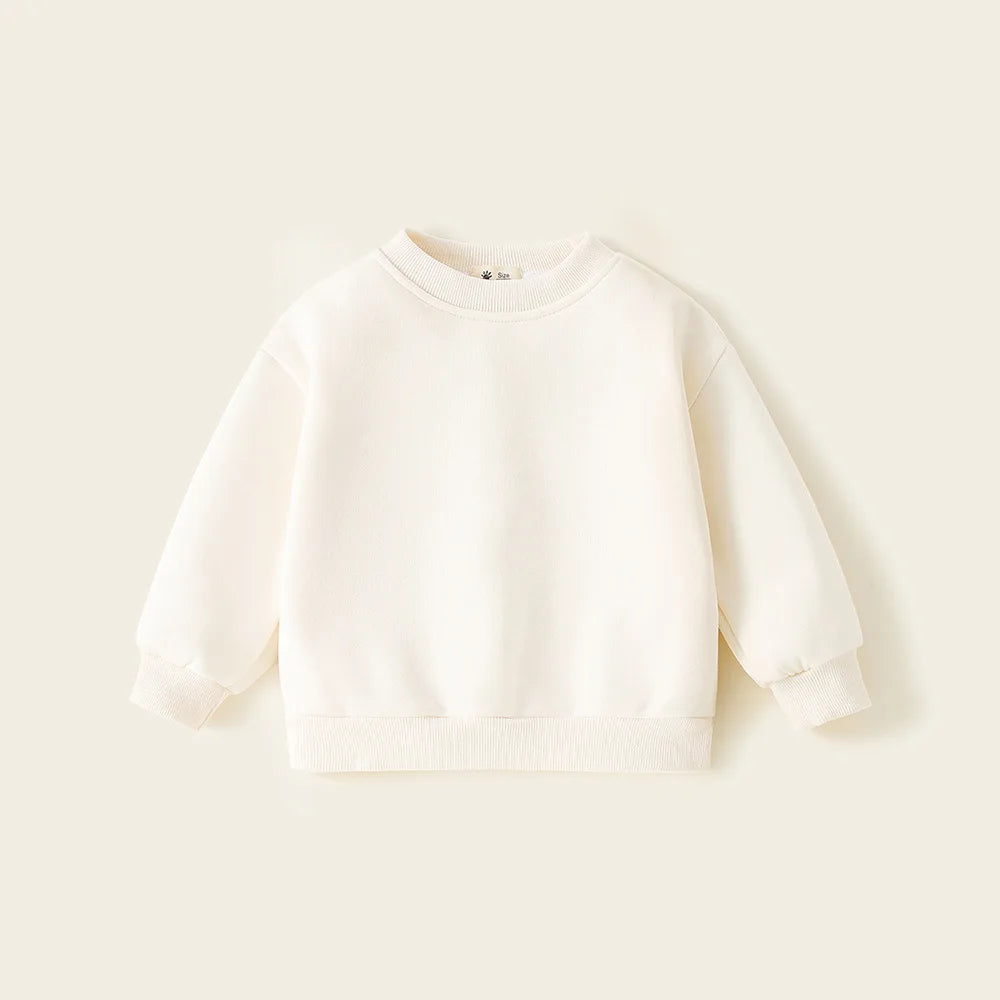 The Cosy Layer — Fleece-Lined Boys’ Pullover Sweatshirt