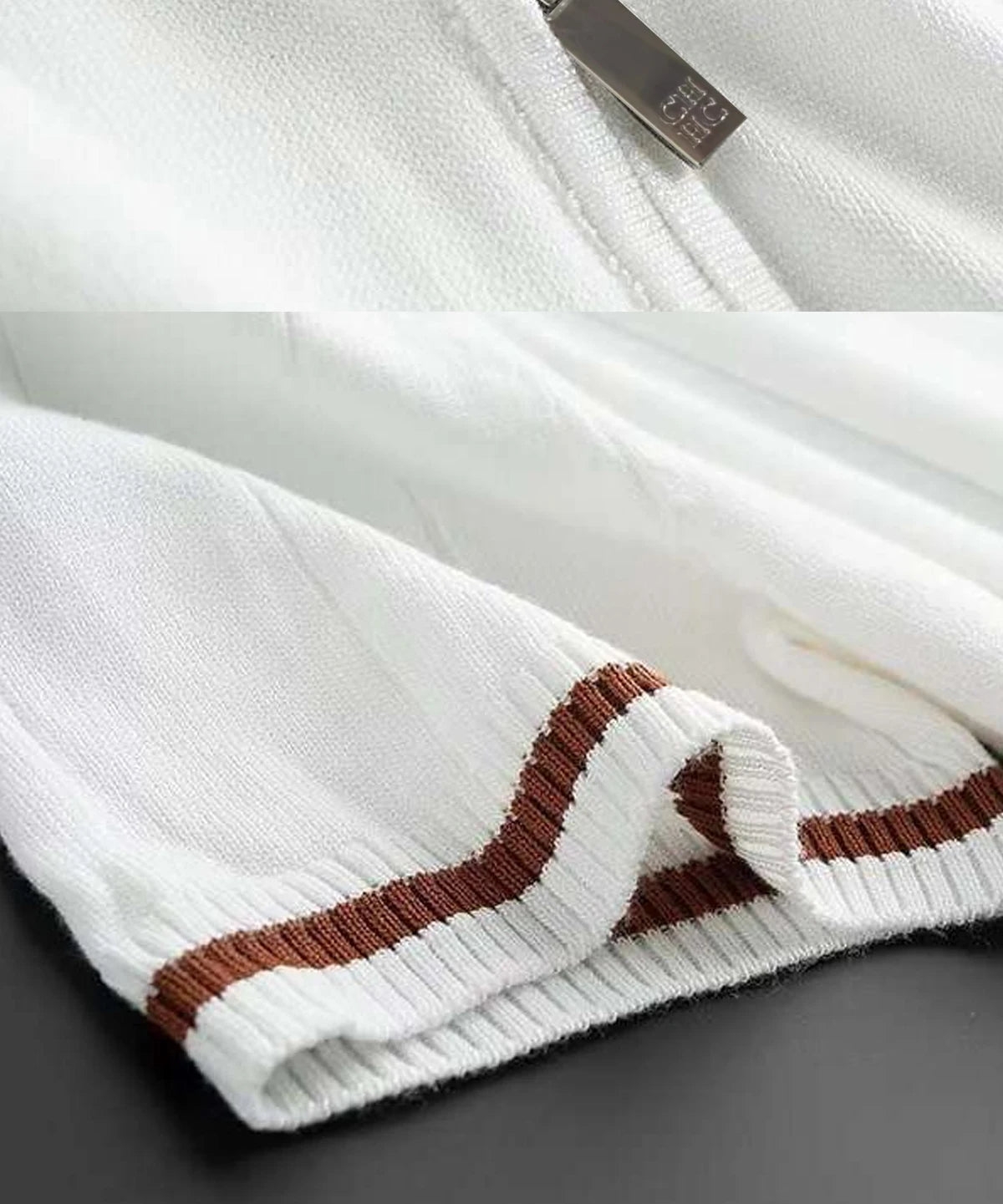 The Riviera Polo — Ribbed Knit Contrast Polo Shirt