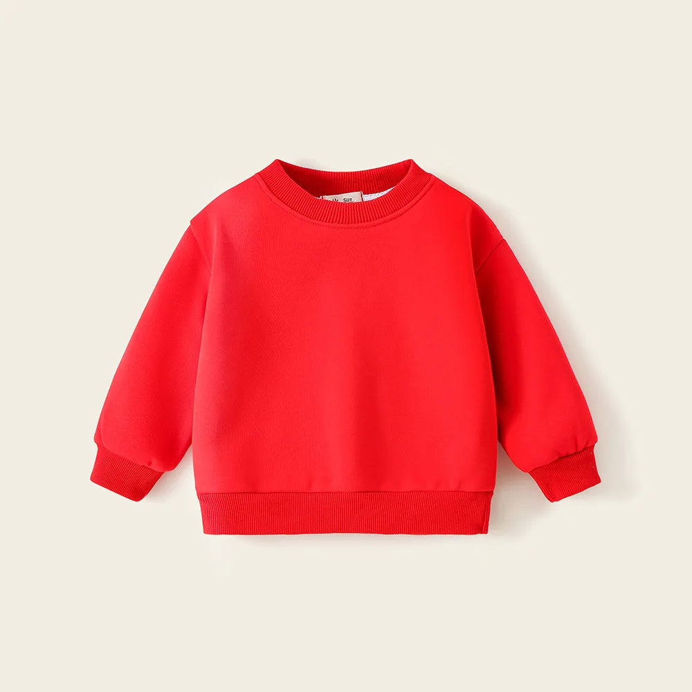 The Cosy Layer — Fleece-Lined Boys’ Pullover Sweatshirt