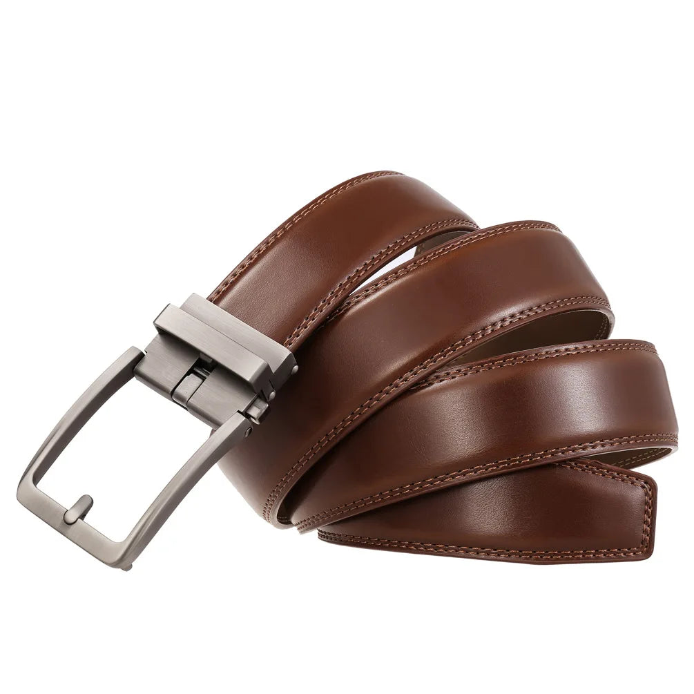 The Auto Belt — Leather Automatic Buckle Belt