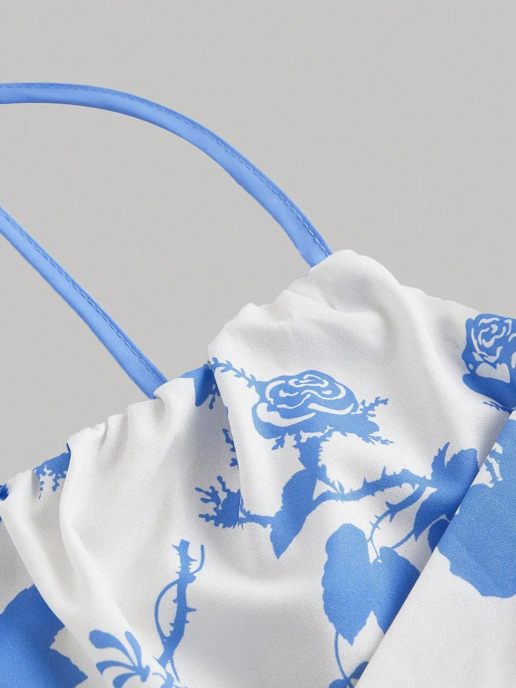 The Capri Spaghetti Strap— Printed Midi Dress