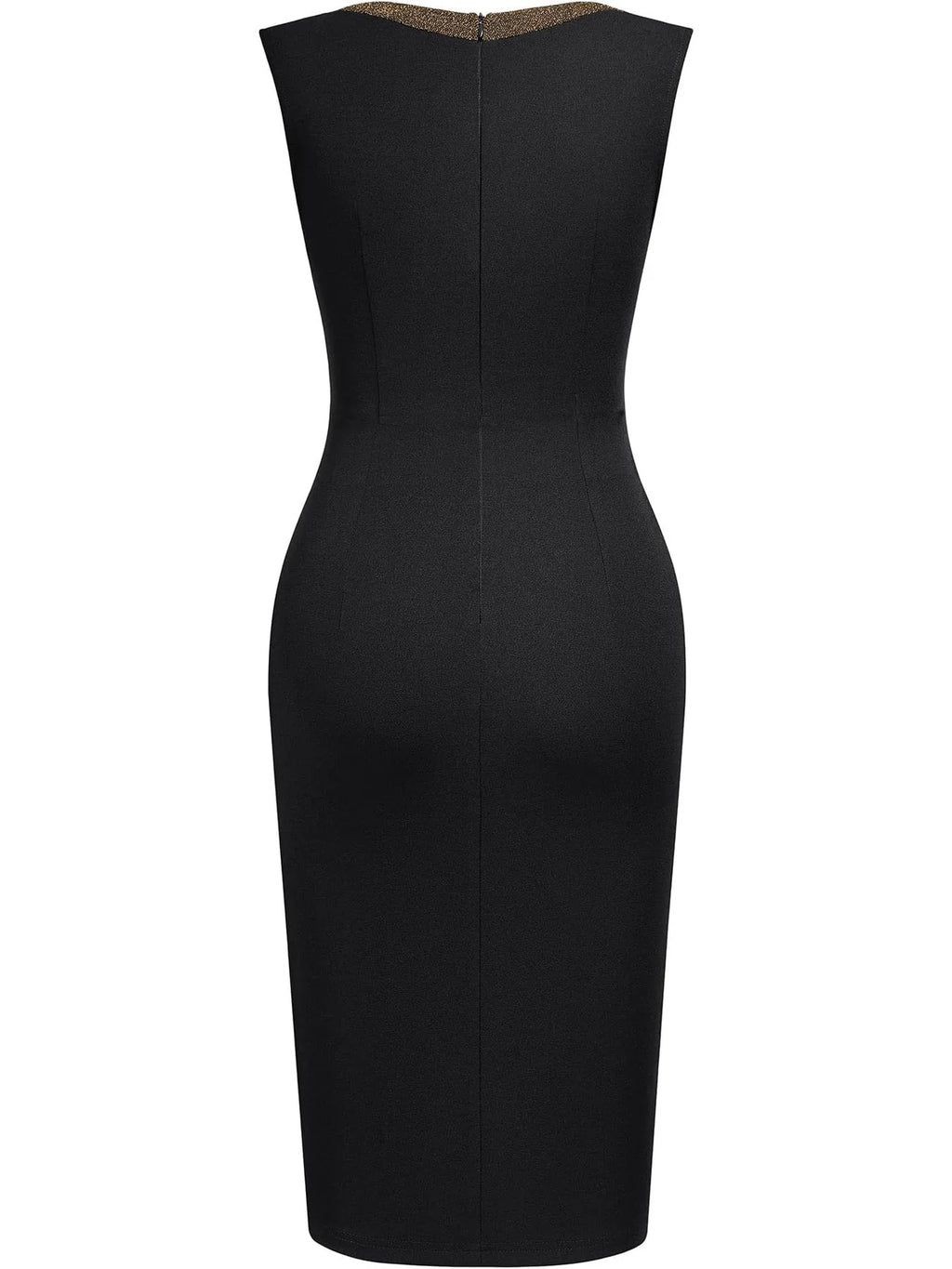 The Royal Constance — Sleeveless Sheath Pencil Dress