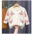 The Bloom Knit — Floral Cardigan for Girls