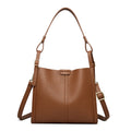 The Day Tote — Soft PU Leather Top-Handle Shoulder Bag