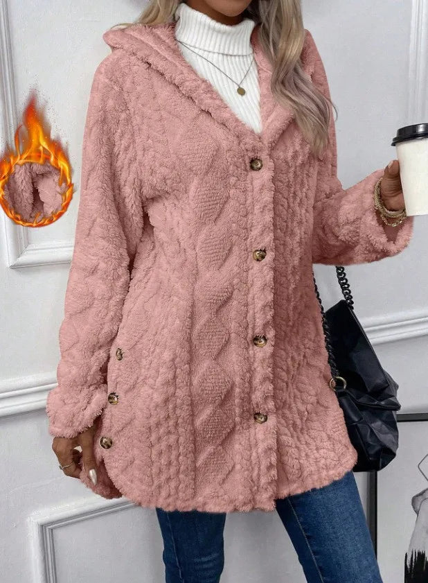 The Cloud Wrap — Hooded Fleece Cardigan