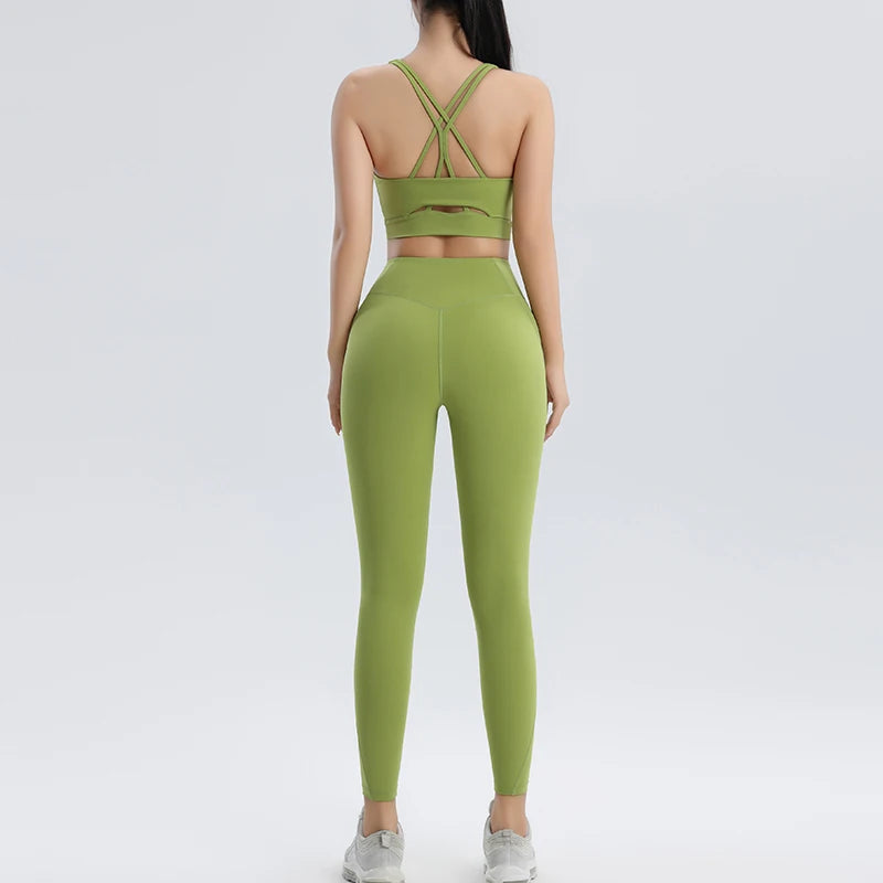 The Studio Set — Lycra Yoga Bra & Tight Pants Two-Piece