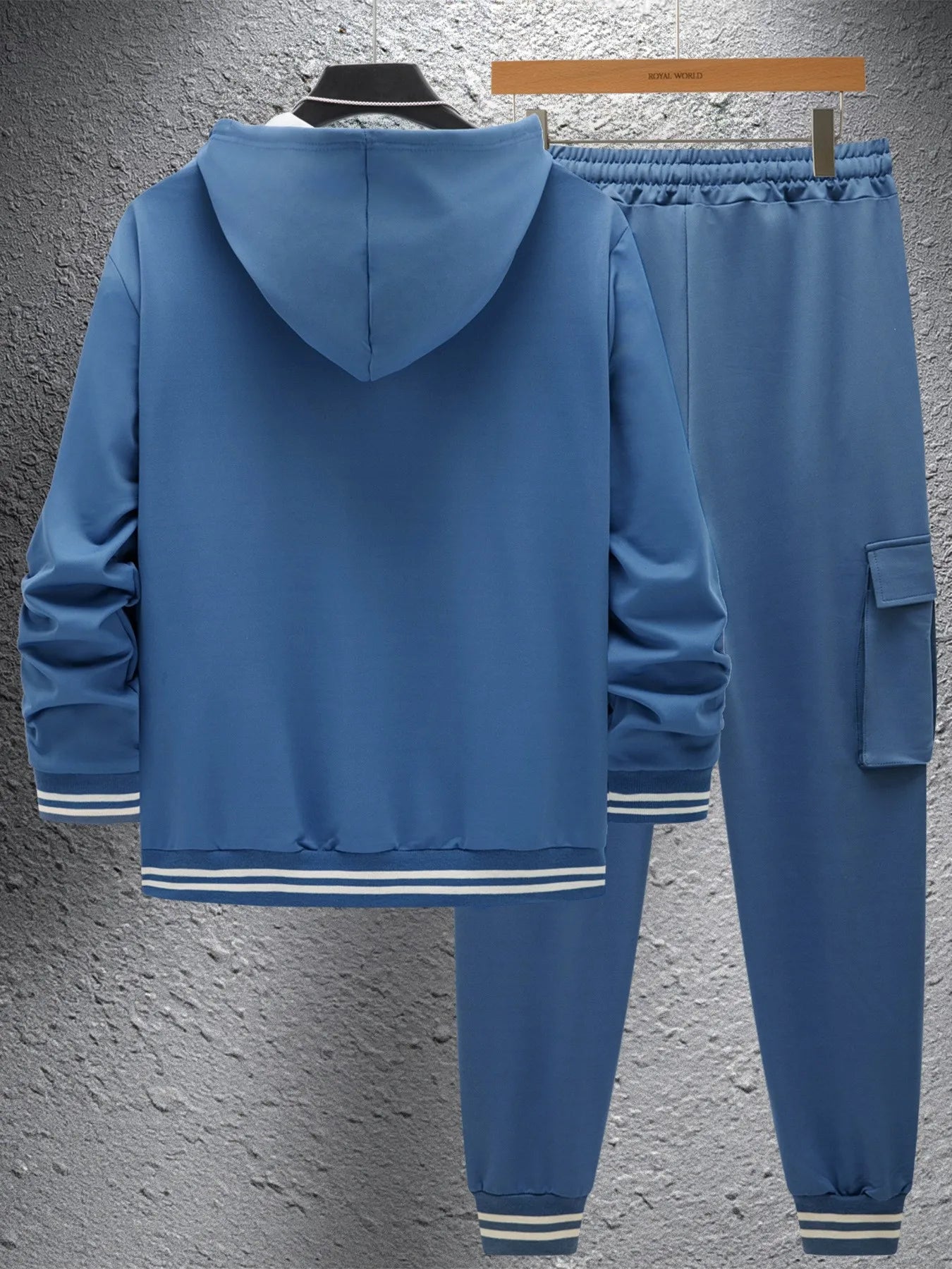 The Urban Stride — Twill Hooded Jacket & Work Pants Set
