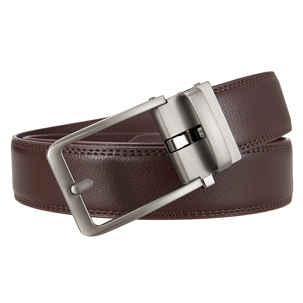 The Auto Belt — Leather Automatic Buckle Belt