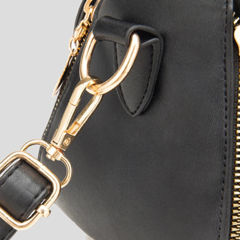 The Bloom Satchel — Embroidered PU Leather Crossbody Bag