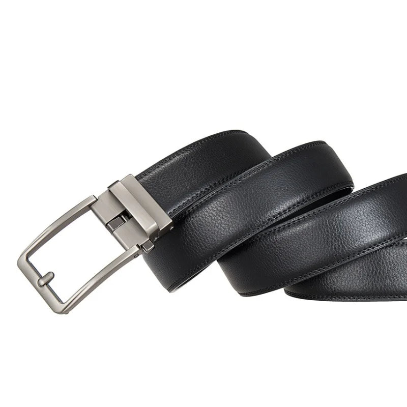 The Auto Belt — Leather Automatic Buckle Belt