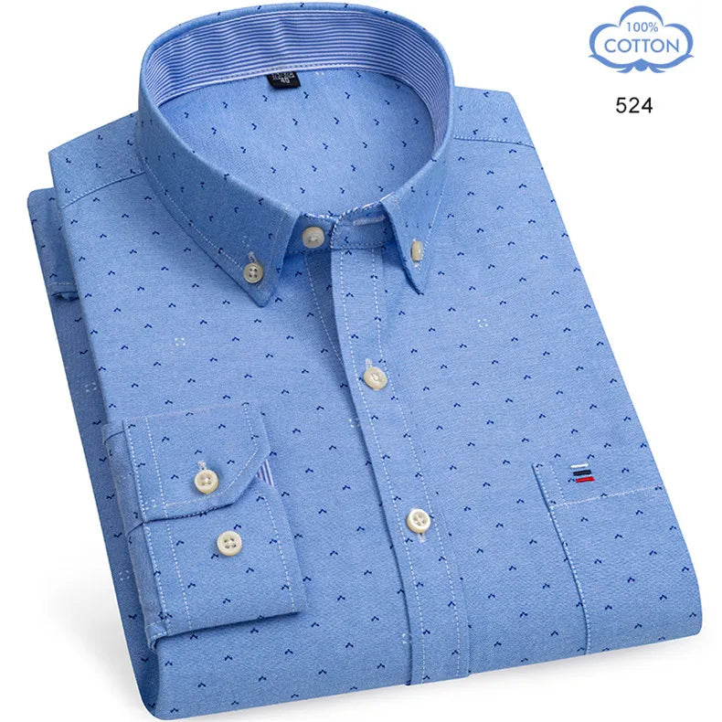 The Oxford Classic — 100% Pure Cotton Plaid Shirt