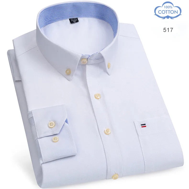 The Oxford Classic — 100% Pure Cotton Plaid Shirt