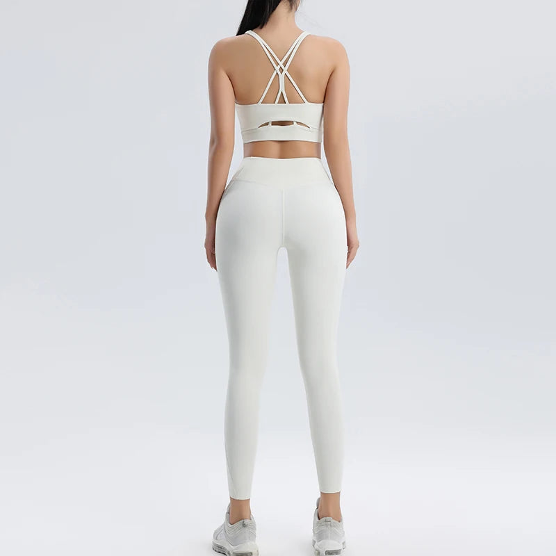 The Studio Set — Lycra Yoga Bra & Tight Pants Two-Piece