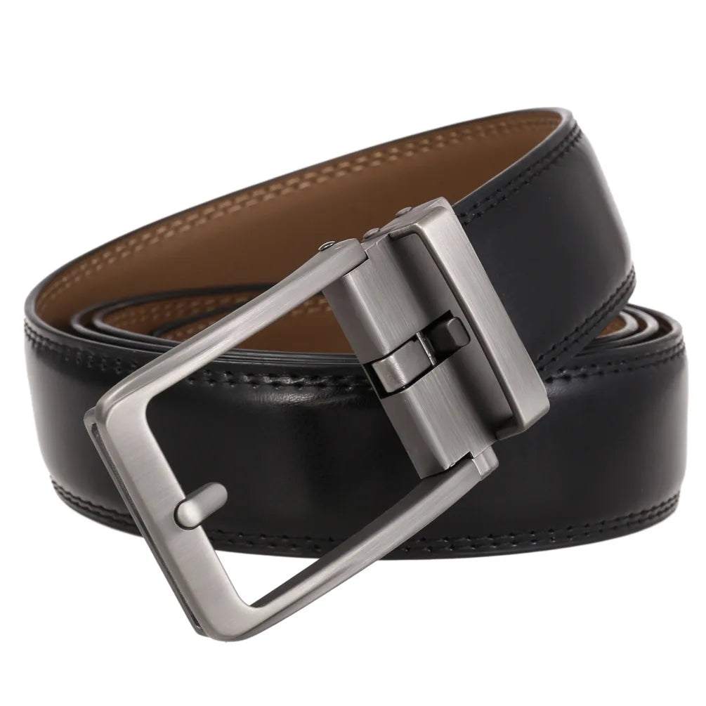 The Auto Belt — Leather Automatic Buckle Belt