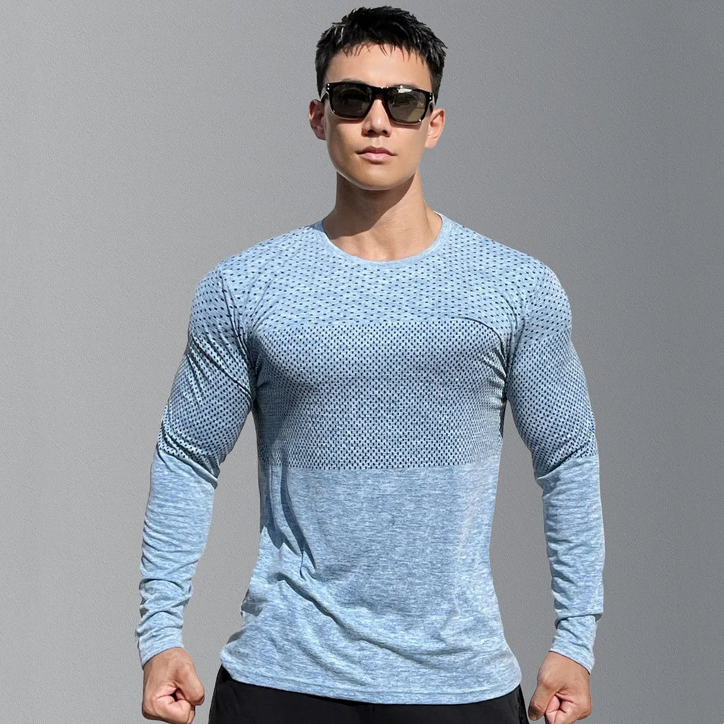 The Flex Muscle Tee — Quick-Dry Long Sleeve Training Top