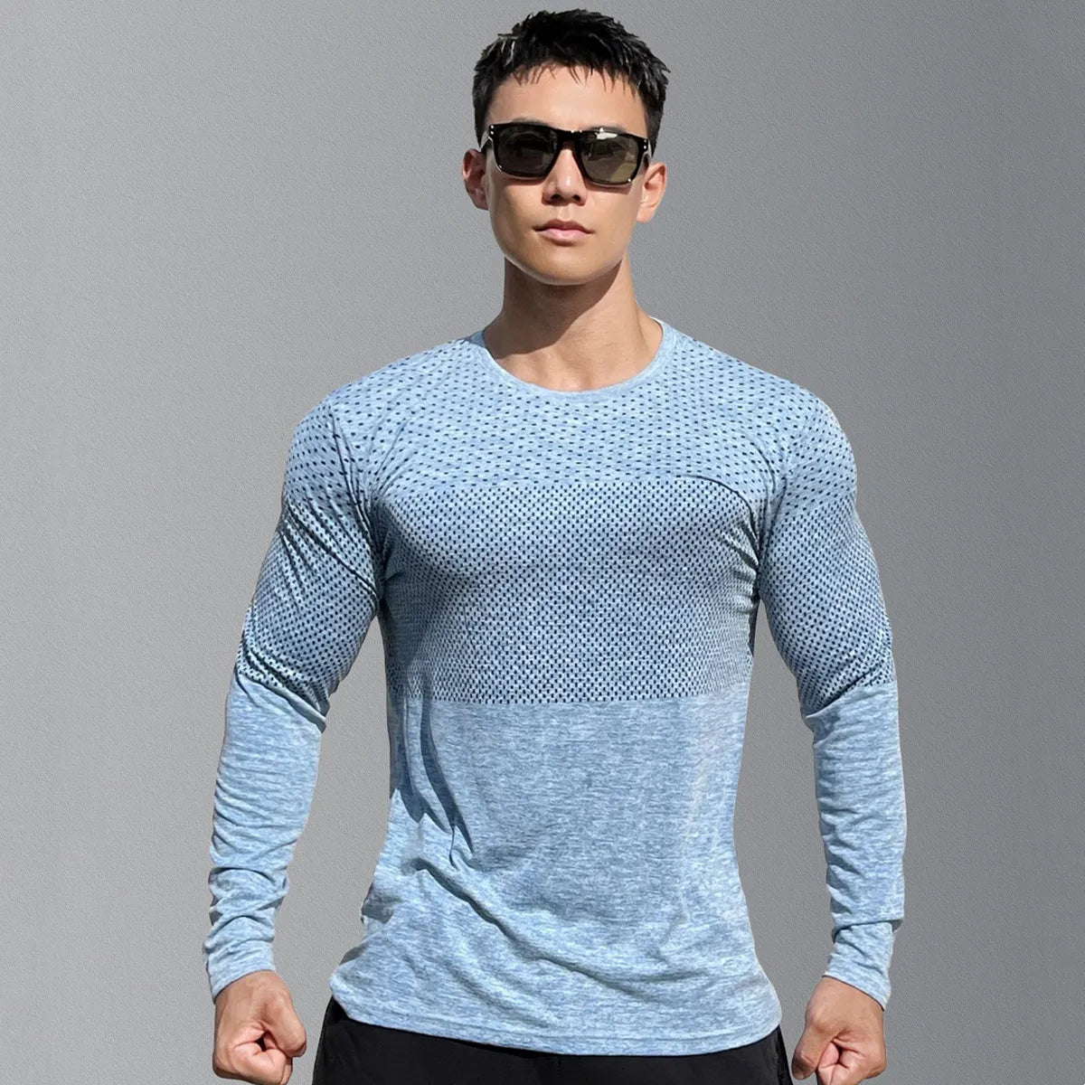 The Flex Muscle Tee — Quick-Dry Long Sleeve Training Top