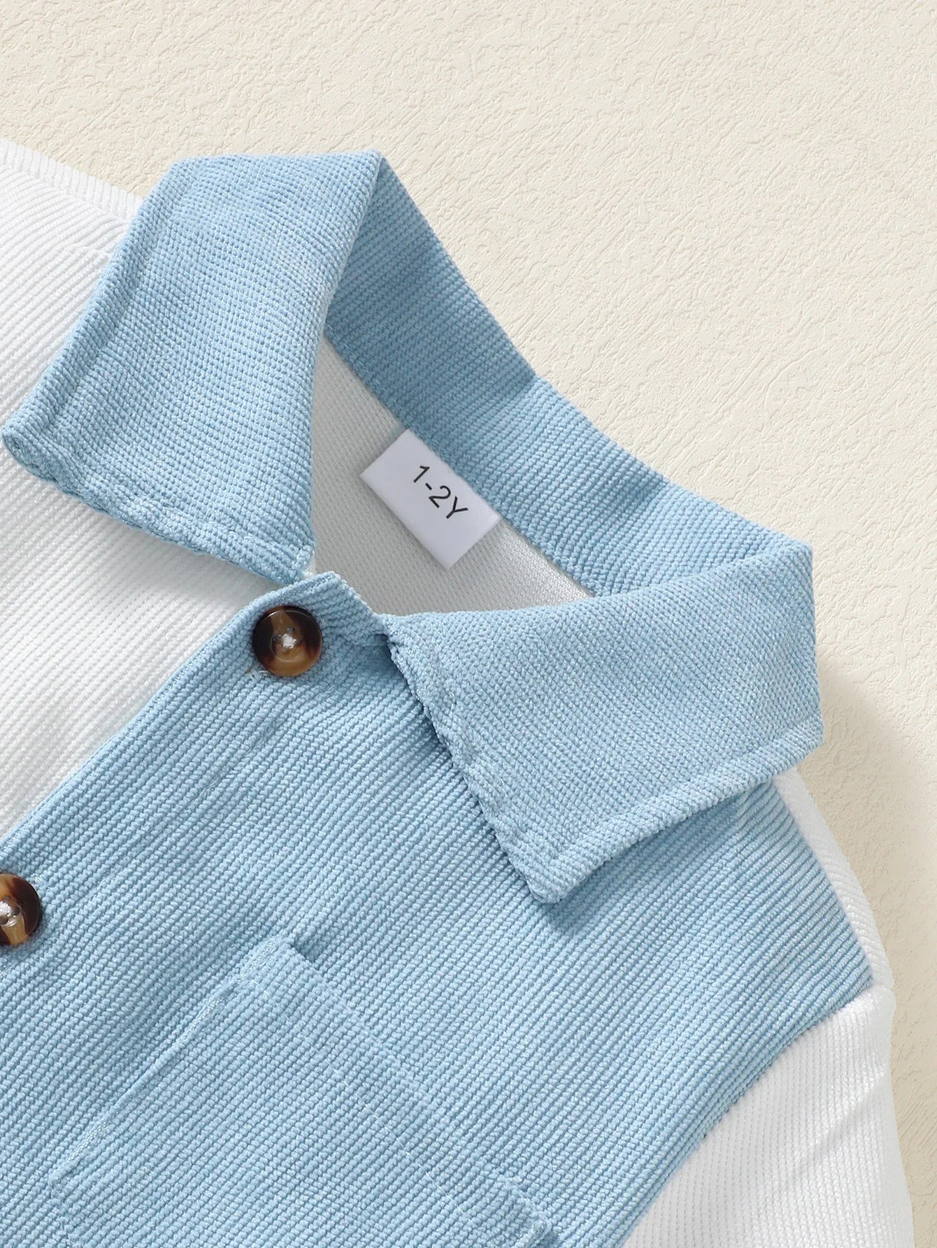 The Stripe Block — Cotton-Blend Polo Top & Shorts Set