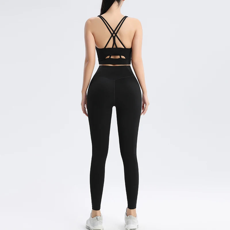 The Studio Set — Lycra Yoga Bra & Tight Pants Two-Piece