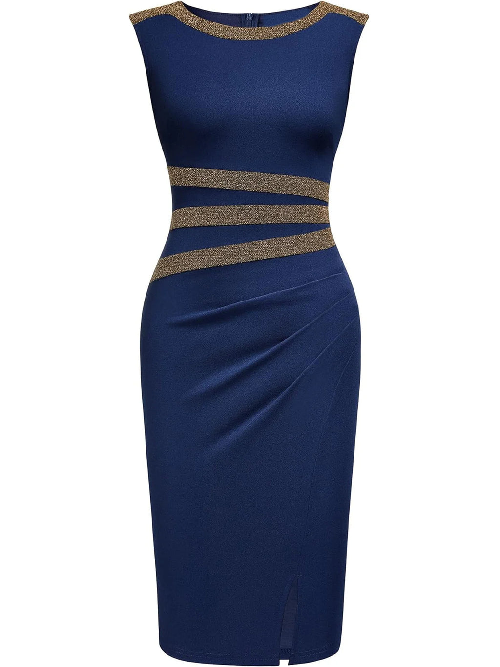 The Royal Constance — Sleeveless Sheath Pencil Dress