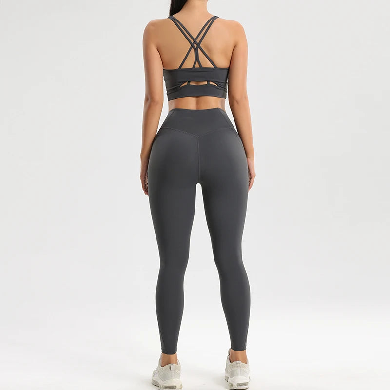 The Studio Set — Lycra Yoga Bra & Tight Pants Two-Piece