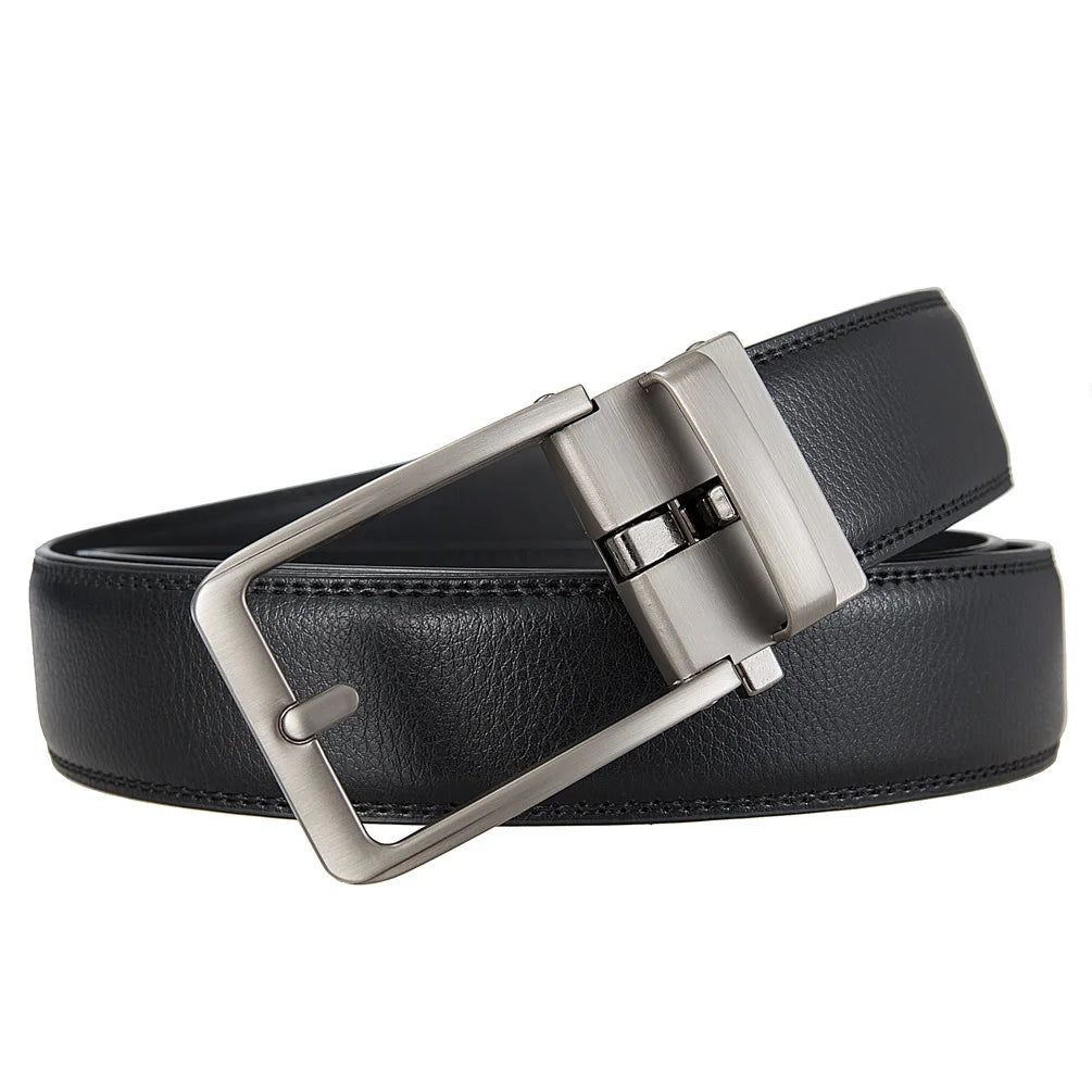 The Auto Belt — Leather Automatic Buckle Belt