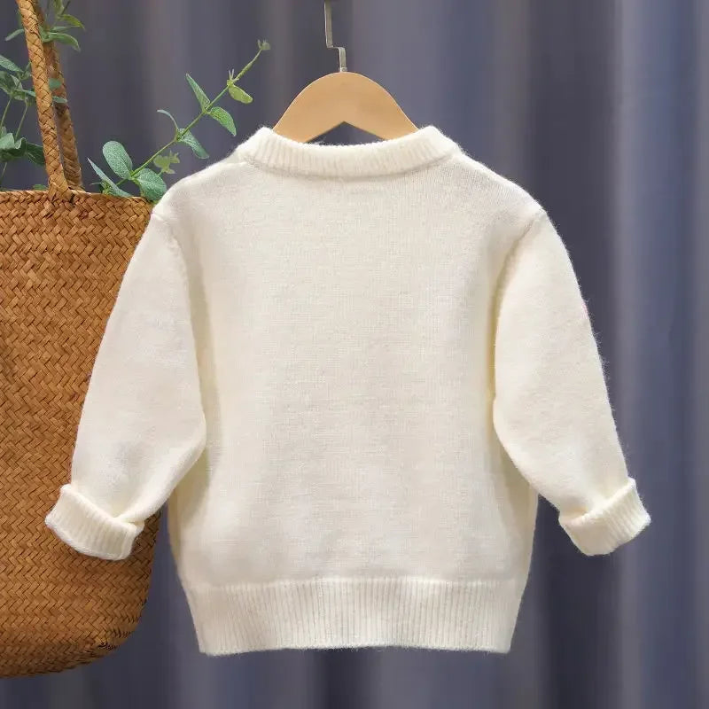 The Bloom Knit — Floral Cardigan for Girls