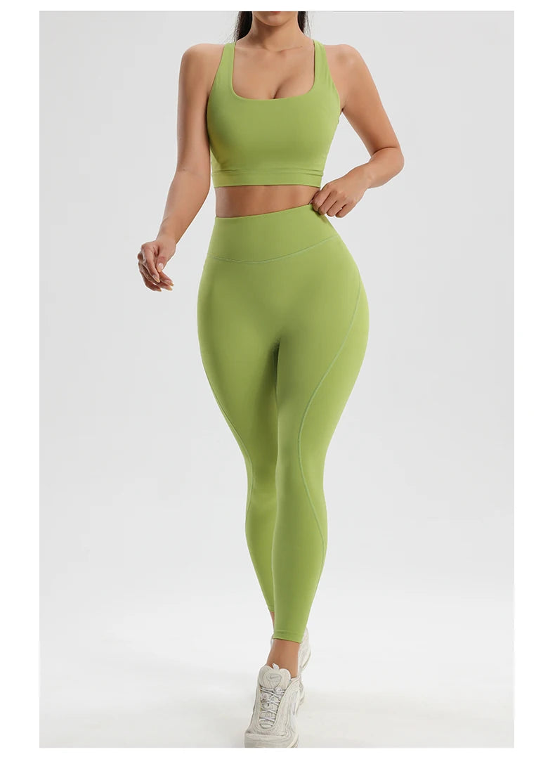 The Studio Set — Lycra Yoga Bra & Tight Pants Two-Piece
