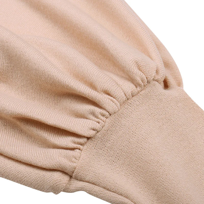 The Filomena — V-Neck Hollow-Waist Long Sleeve Dress