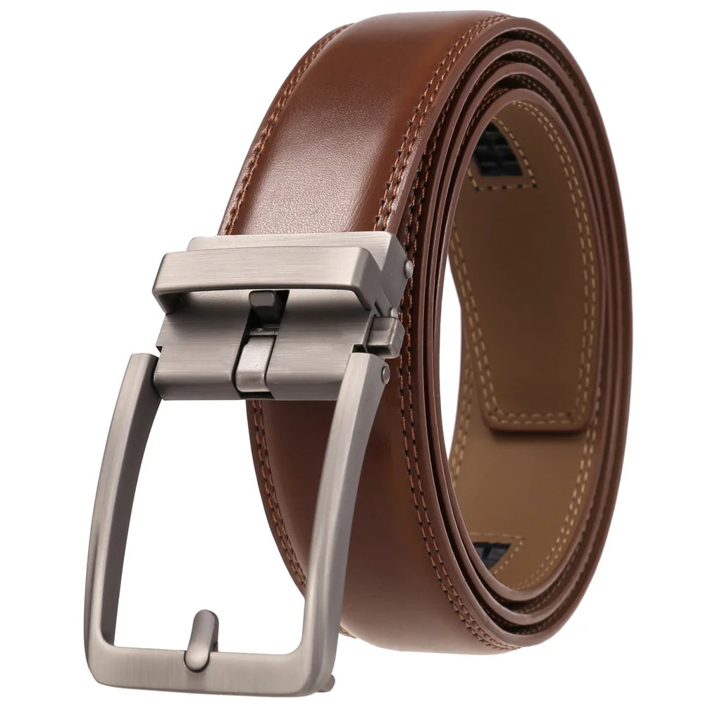 The Auto Belt — Leather Automatic Buckle Belt