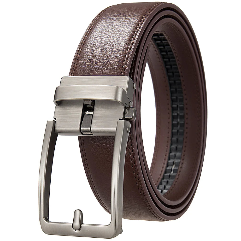 The Auto Belt — Leather Automatic Buckle Belt