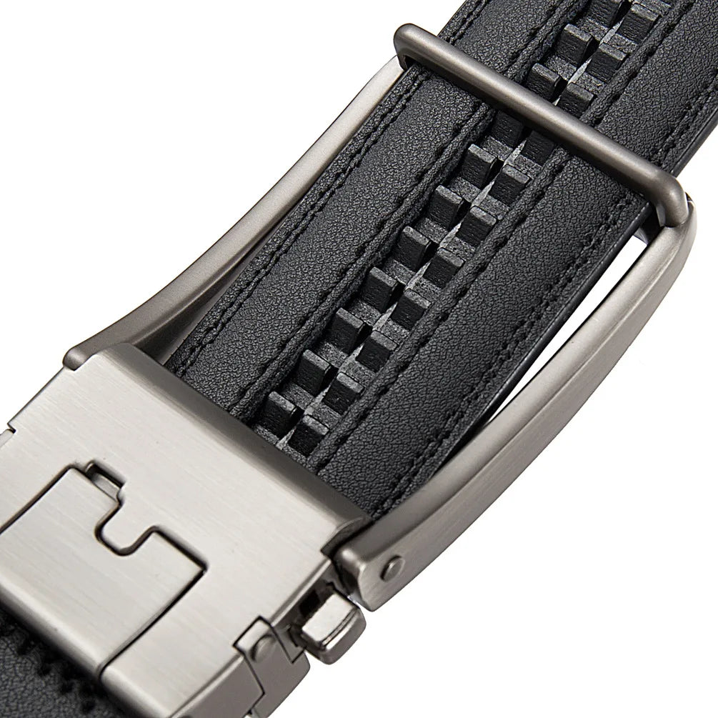 The Auto Belt — Leather Automatic Buckle Belt