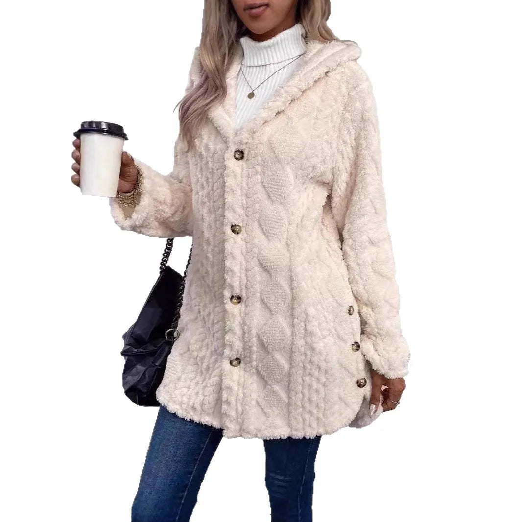 The Cloud Wrap — Hooded Fleece Cardigan