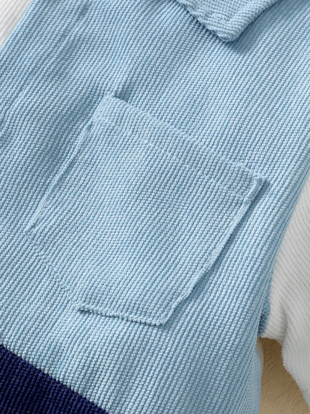The Stripe Block — Cotton-Blend Polo Top & Shorts Set