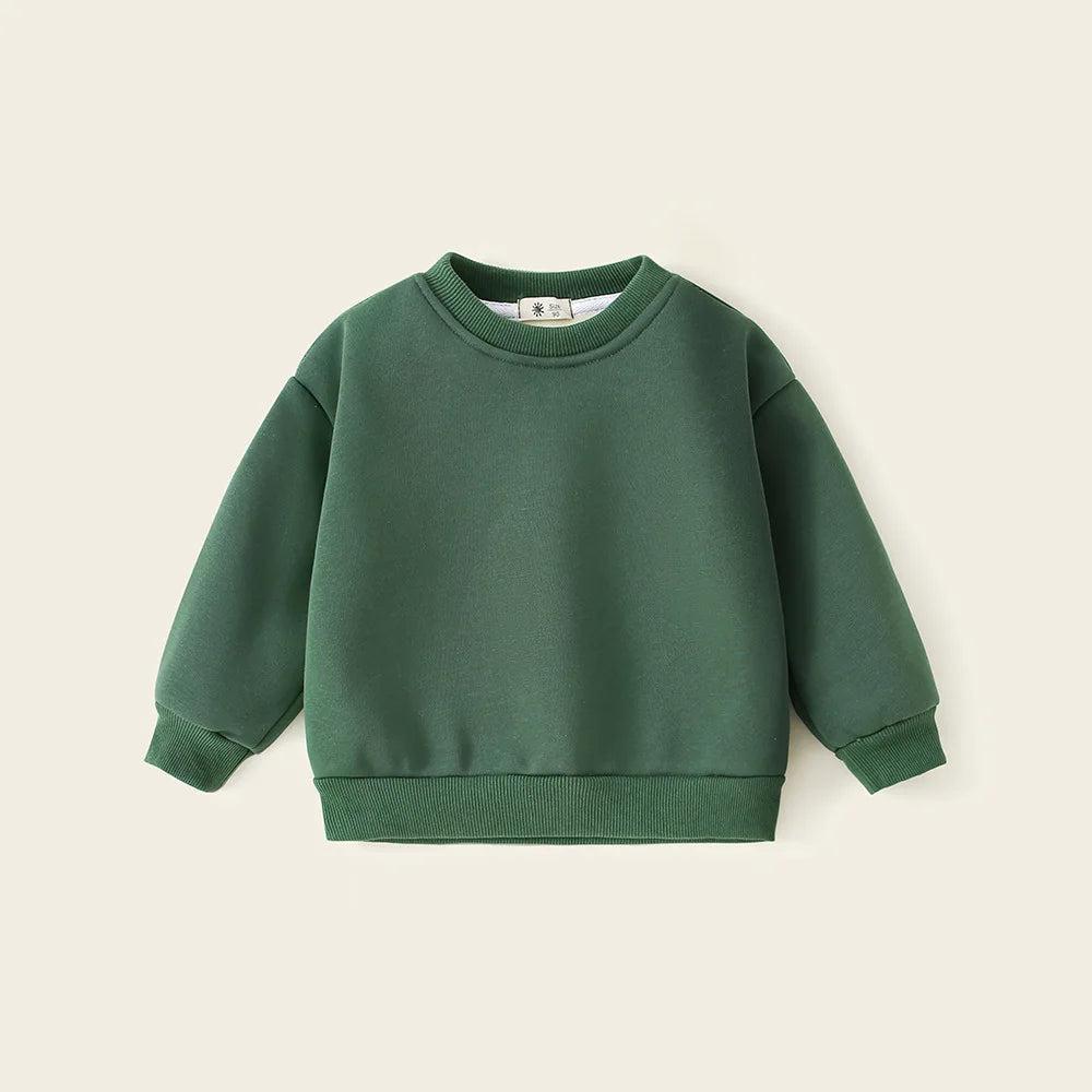The Cosy Layer — Fleece-Lined Boys’ Pullover Sweatshirt