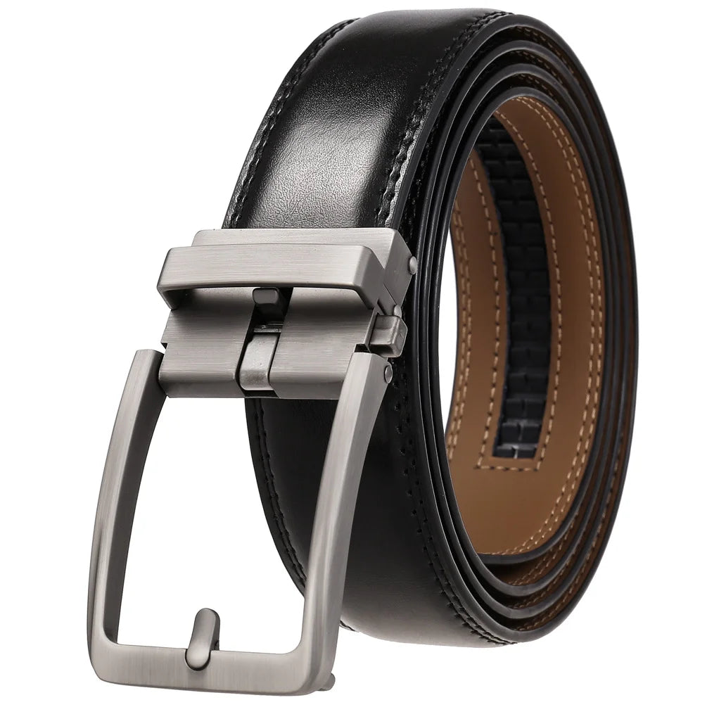 The Auto Belt — Leather Automatic Buckle Belt
