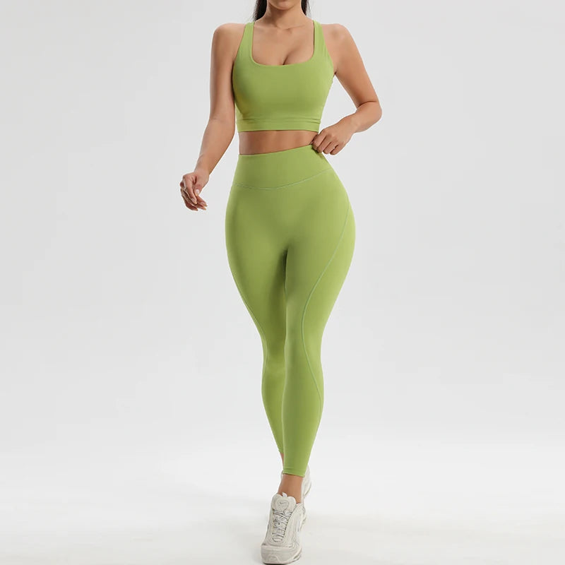 The Studio Set — Lycra Yoga Bra & Tight Pants Two-Piece
