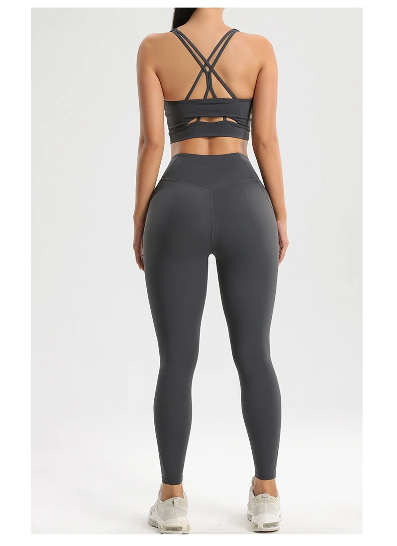 The Studio Set — Lycra Yoga Bra & Tight Pants Two-Piece