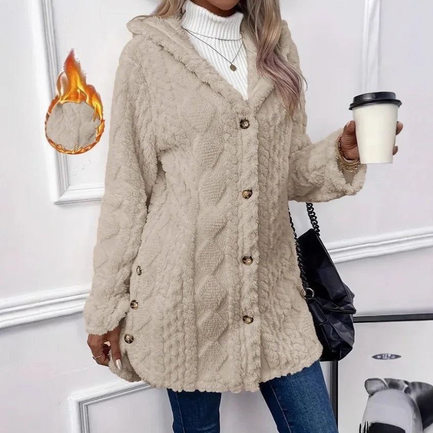 The Cloud Wrap — Hooded Fleece Cardigan