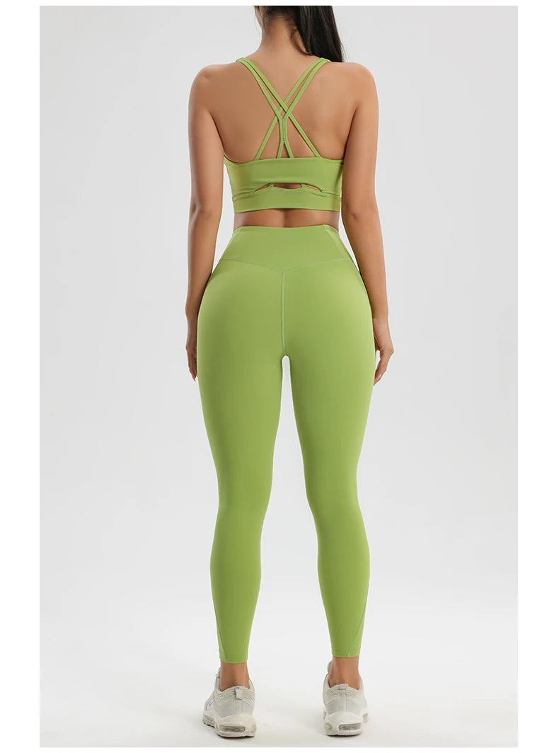 The Studio Set — Lycra Yoga Bra & Tight Pants Two-Piece