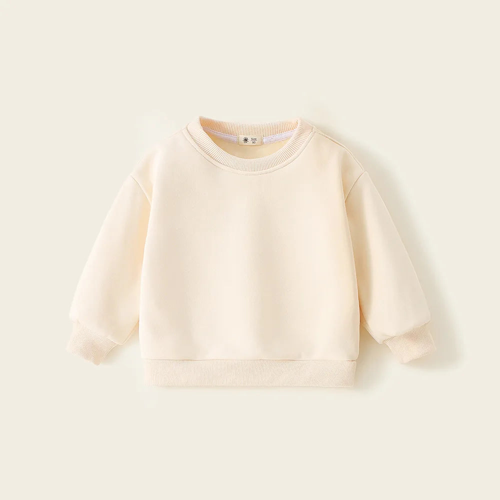 The Cosy Layer — Fleece-Lined Boys’ Pullover Sweatshirt