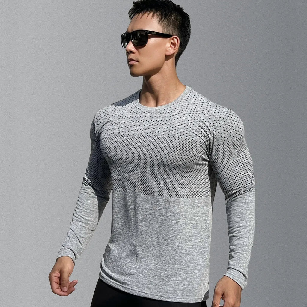 The Flex Muscle Tee — Quick-Dry Long Sleeve Training Top