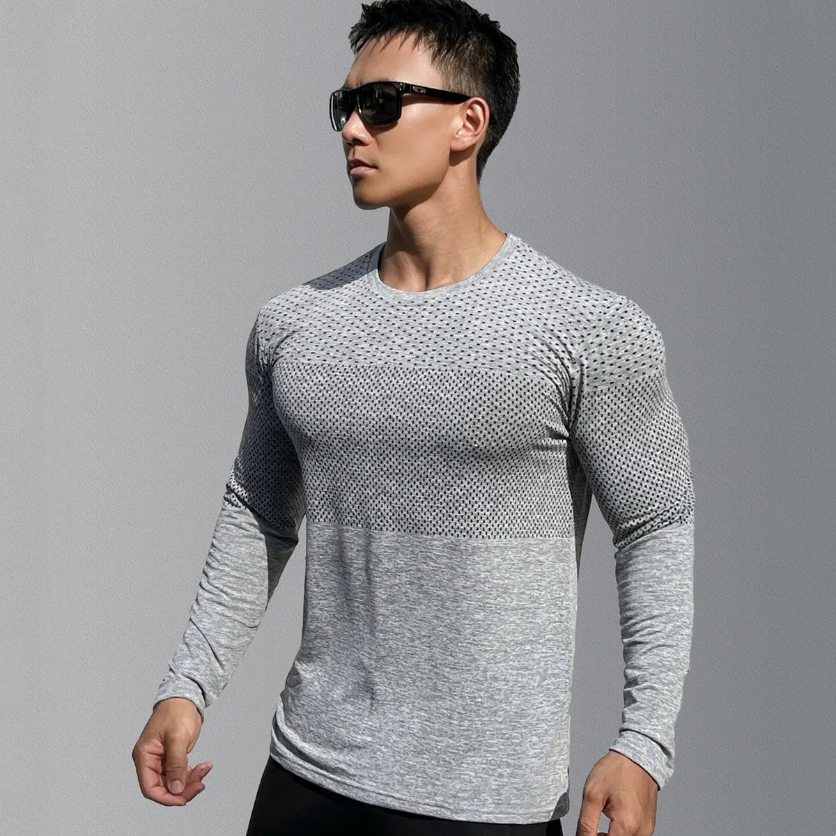 The Flex Muscle Tee — Quick-Dry Long Sleeve Training Top