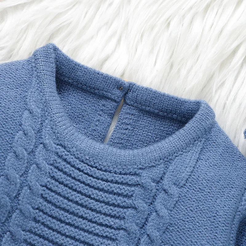 The Little Knit Set — A Two-Piece Baby Boy Sweater & Pants