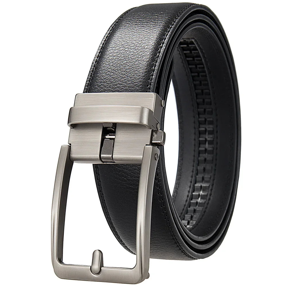 The Auto Belt — Leather Automatic Buckle Belt