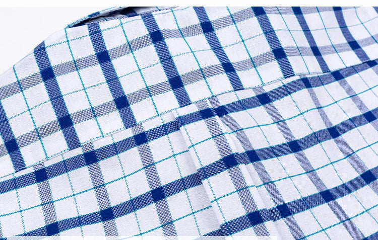 The Oxford Classic — 100% Pure Cotton Plaid Shirt